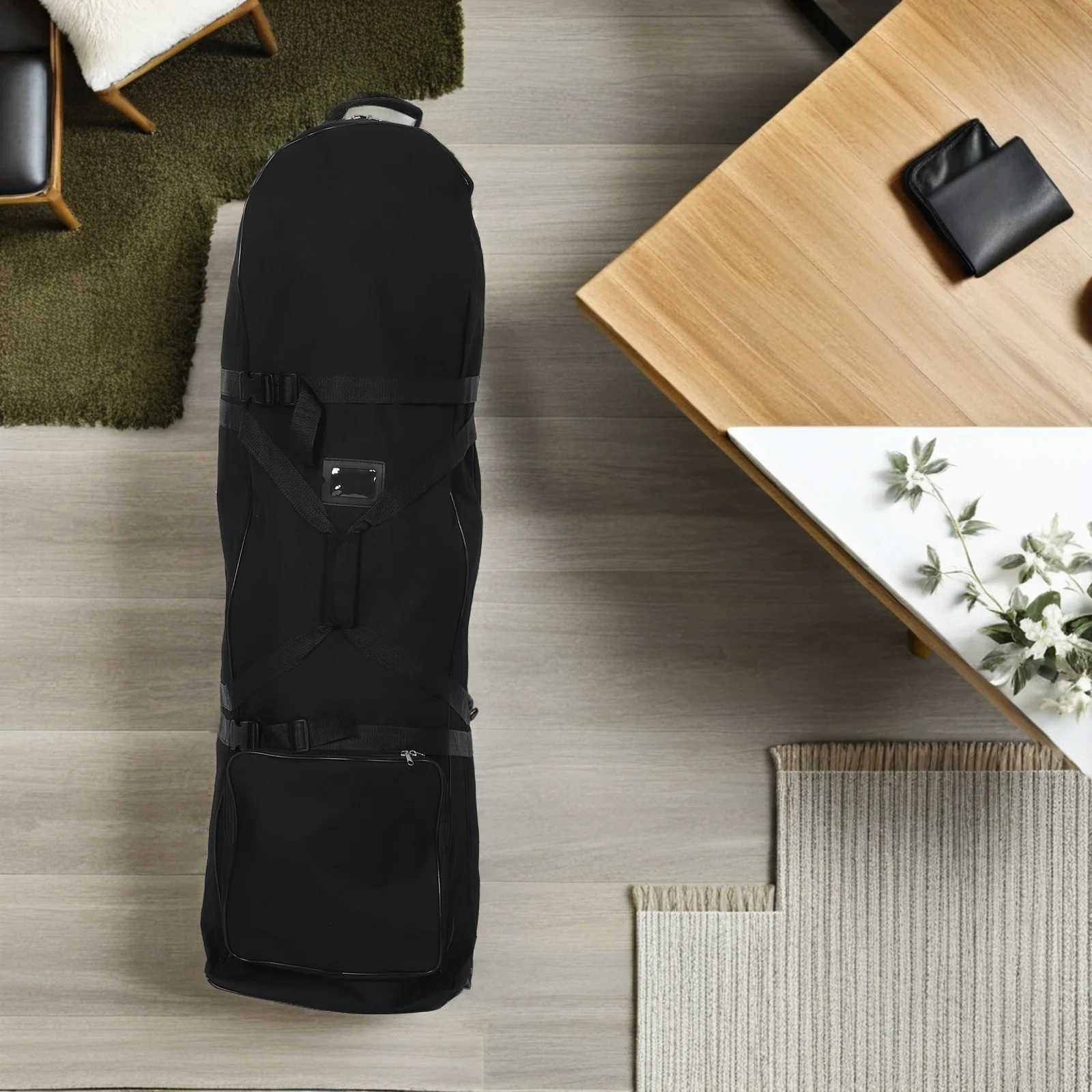 

Golf Travel Bag Waterproof Rain Cover Airline Approved Pouch with Wheels Airplane Golf Bag Protector