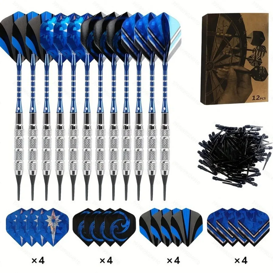 

18g Soft Aluminum Rod Dart With Soft Rubber Dart Needle with Protector Aluminum Rod Dart Keel Exquisite Gift Box Set Dart Needle