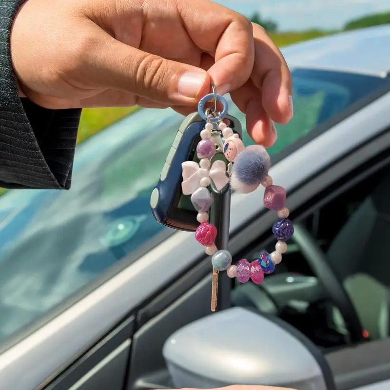 Cell Phone Charm Multipurpose Phone Case Charm Decorative Backpack Charm Cute Beaded Phone Strap Bag Pendant Dolls For