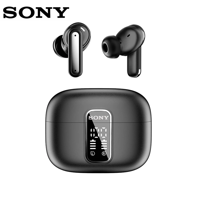 

SONY Bluetooth Headset In-Ear Wireless Headphones LED Display HiFi Stereo Earphone Sport Earbuds With Mic HD Call