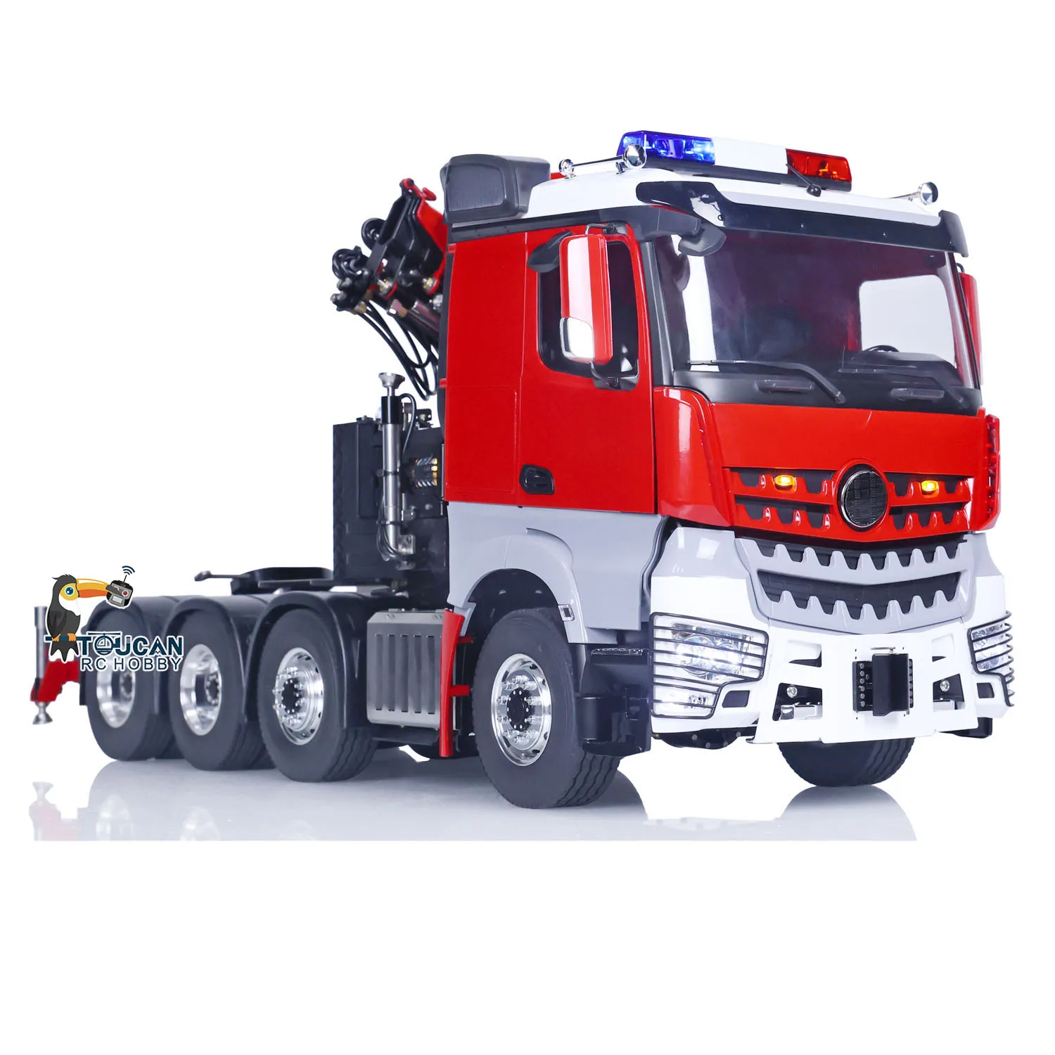 1/14 8x8 LESU Metal Chassis RC Tractor Truck Toucan RC Hobby DIY Remote Control Hydraulic Crane Cars Vehicle for Boys Gifts