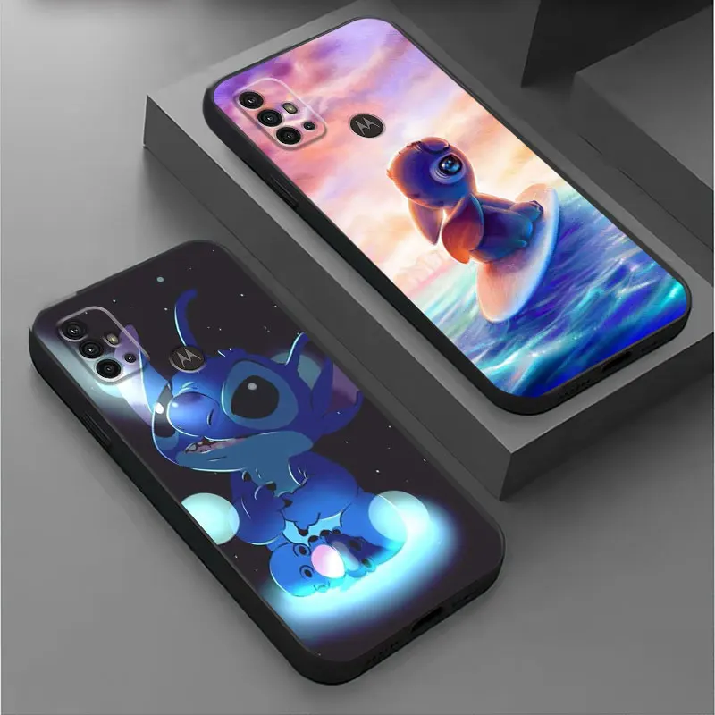 Lilo Stitch Cute Cartoon Phone Case for Motorola Moto G60 G82 G8 Power Lite G50 G30 G52 G72 G51 G22 G31 G32 G200 G71 5G Cover