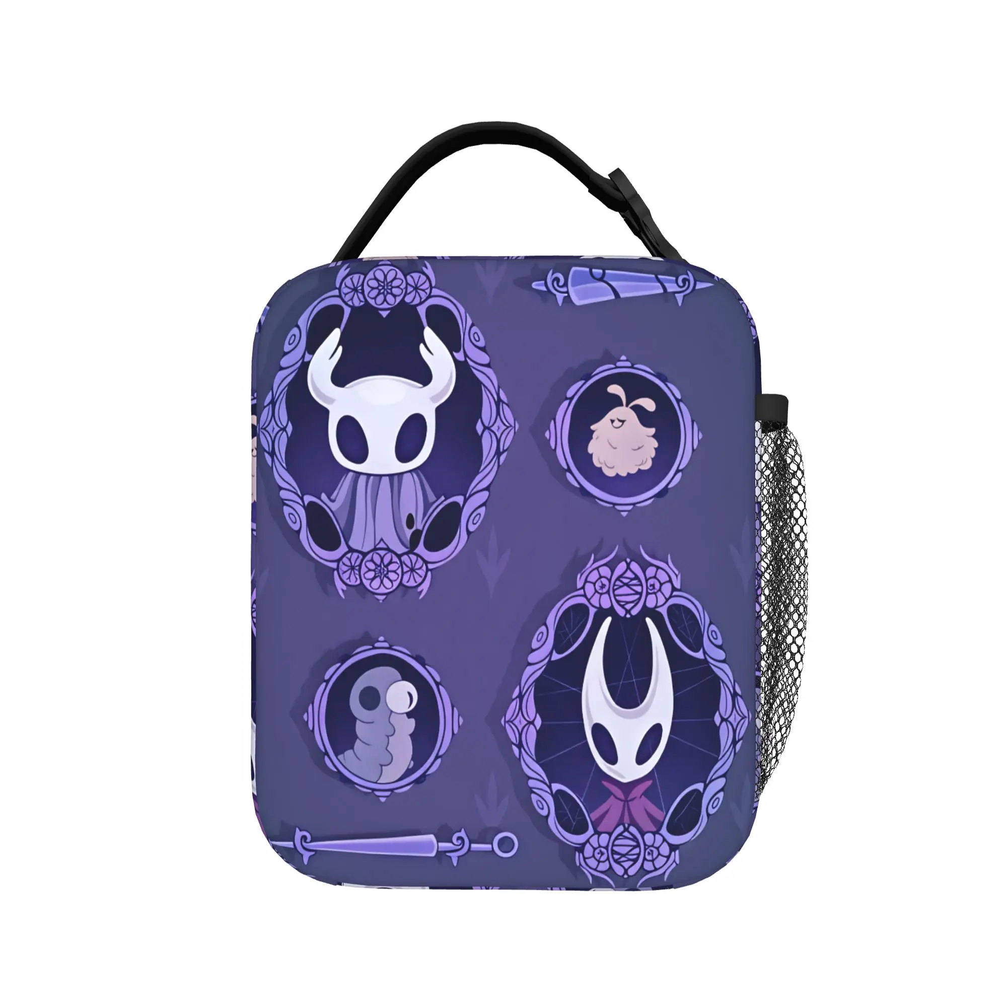 Hornet Hollow Knight Silksong  Lunch Bag For Women  Graphic Office Lunch Box Casual Portable Oxford Cooler Bag