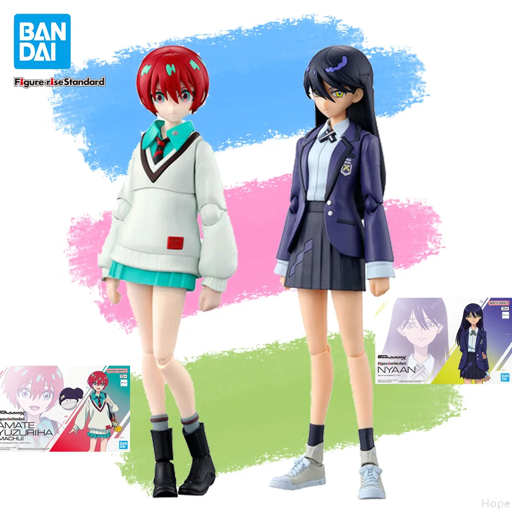 

In Stock Original BANDAI Figure rise Standard Mobile Suit Gundam GQuuuuuuX Nyaan Amate Yuzuriha Figure Anime Model Genuine Toy