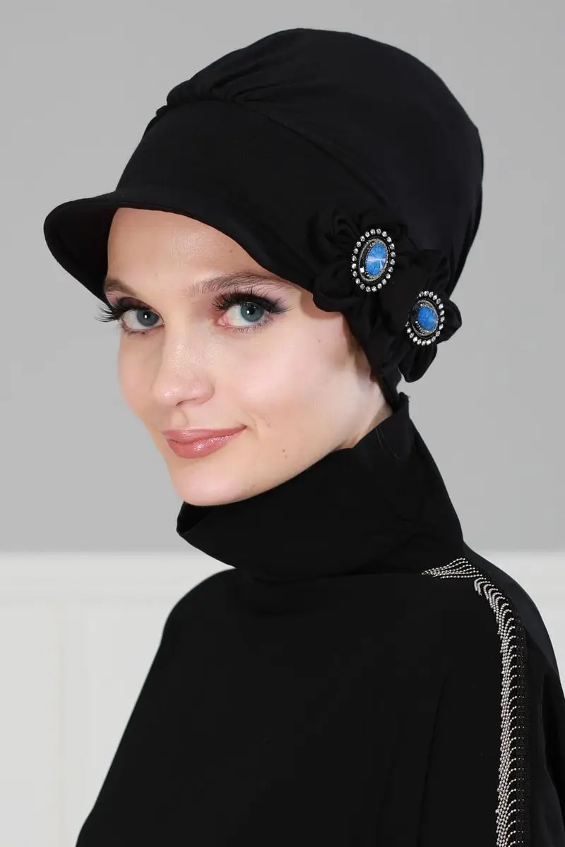 Steen Hoed Bone Zwart