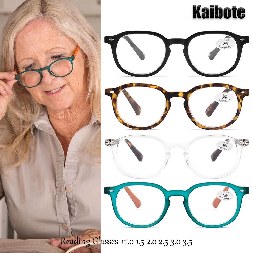 Fashion Women Reading Glasses Ladies Presbyopic Eyeglasses Spring Hinge Black Green Frame Reader Eyewear 1.0 1.5 2.0 2.5 3.0 3.5