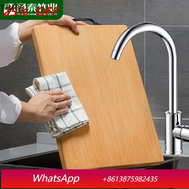 

LH Thickened Manual Cutting Board Solid Wood Cutting Board Stall Bamboo Mixed Noodle Cutting Board