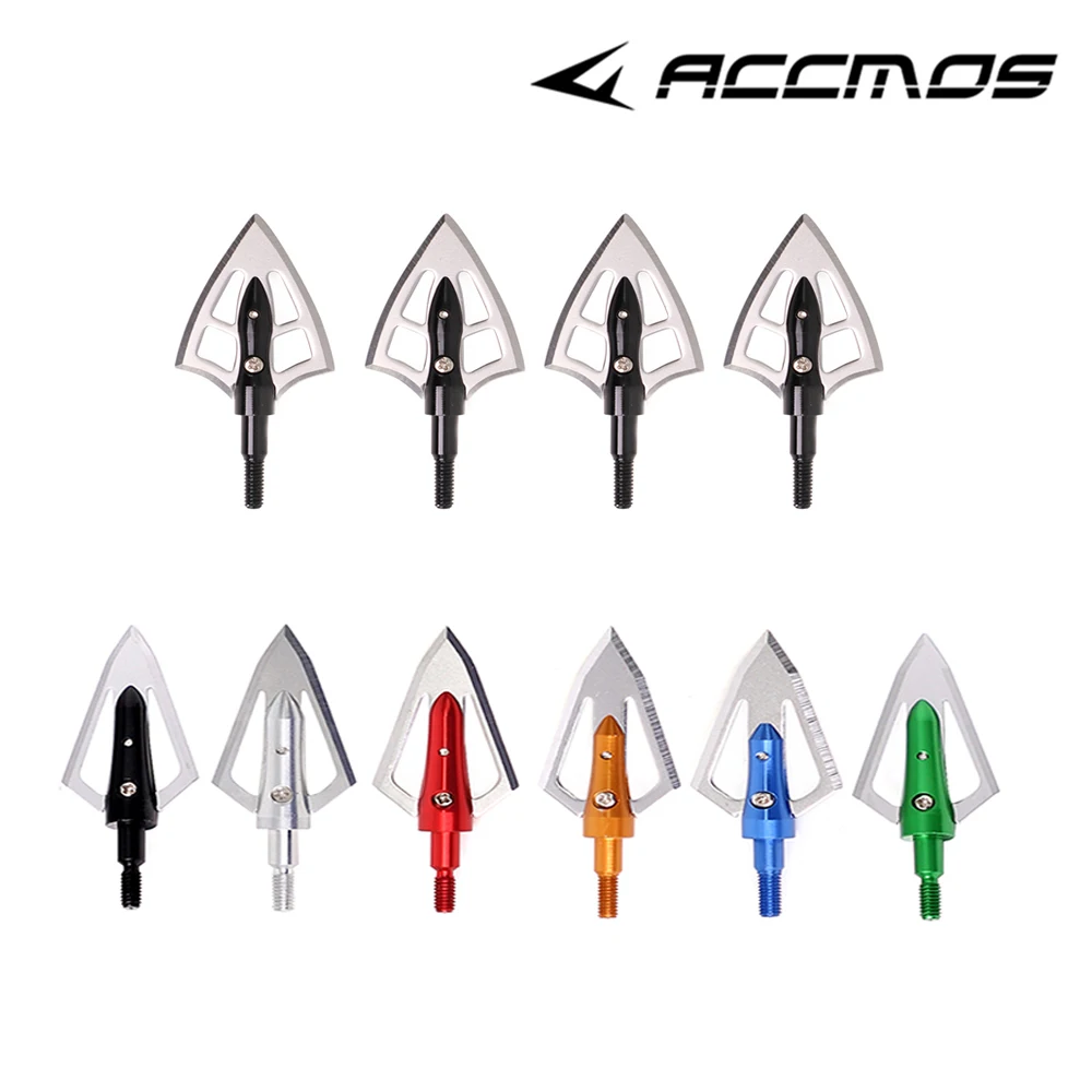 

6/12/24 шт. стрельба из лука наконечник стрелы 100 зерна острые 2-лезвия искусственный наконечник для лука стрельба Охота Стрела точка аксессуар