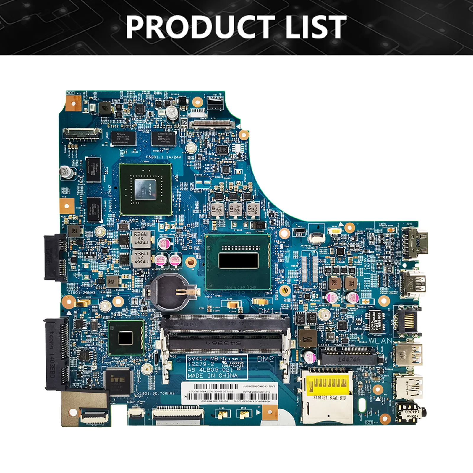 X450J para ASUS X450JB X450JF X450JN A450J SV41JV GT7 SV41J X450JB ​ X450JA X450JC X450JD ​ Placa base X450JBR X450JV X550JB X440JB