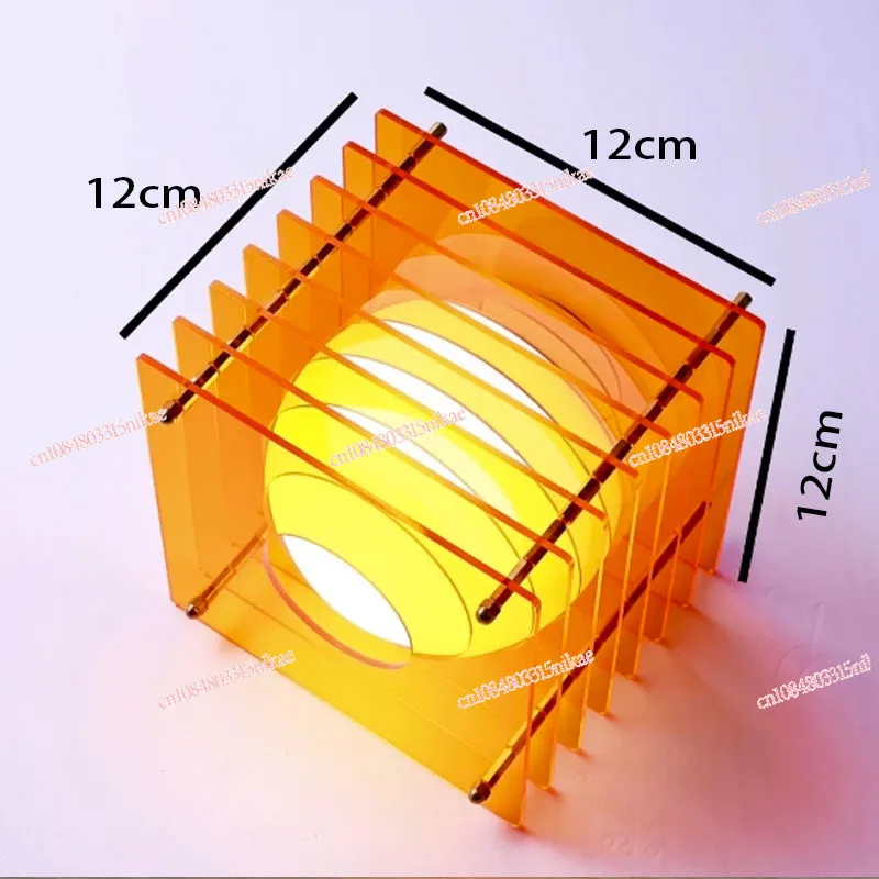 

Acrylic Layered Lamp Stylish Ambient Night Light for Bedroom, Living Room & Homestay Bedside