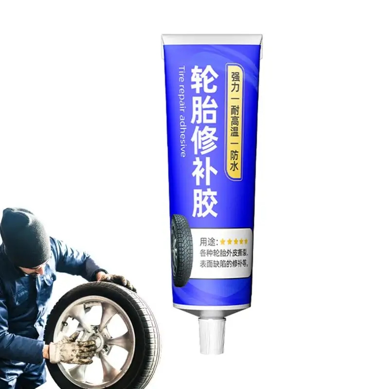 

50ml Car Seal Tire Repair Glue Wear Resistant Bonding Tire Leakage Instant Sticking Leather Incredible Fix Car Tire Repair Glue