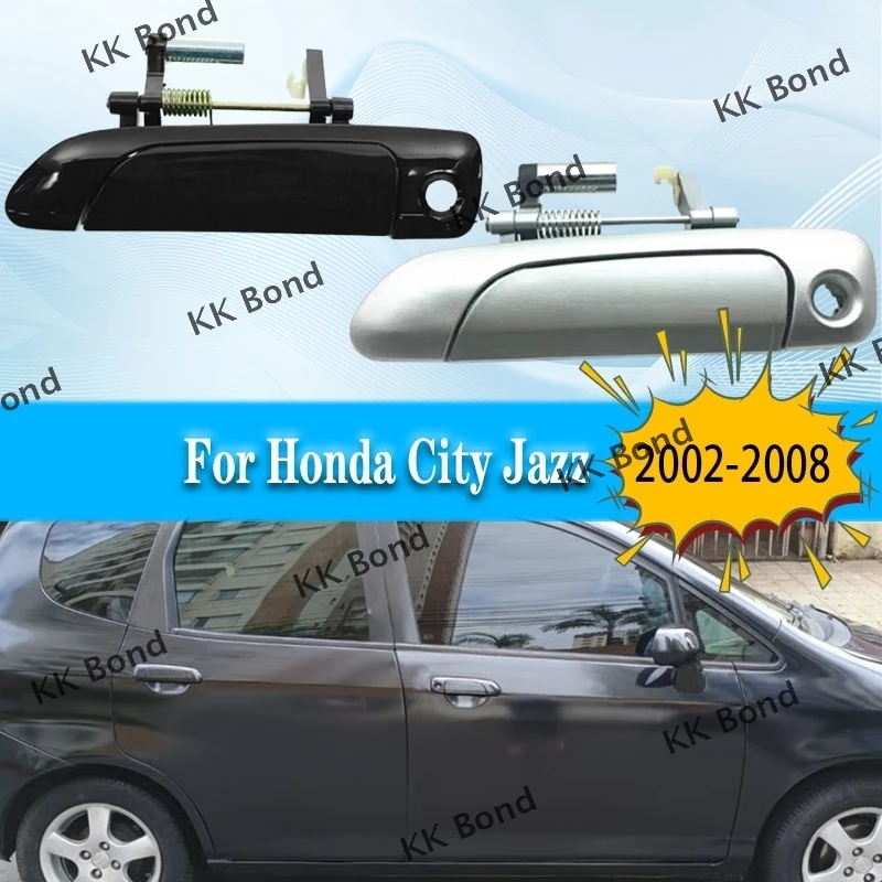 Black/Sliver Door Outer Handle For Honda City Jazz 2002-2008 72180-SEL-T01ZM 72680-SEL-T01ZM 72140-SEL-T01ZM 72640-SEL-T01ZM
