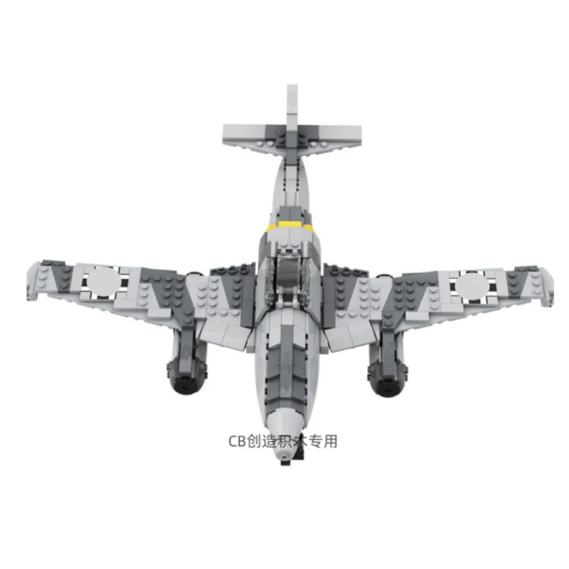 Germany Military Building Block Series WW II ME262 Bomber Kid DIY Assembled Bricks Toy Fighter Model Children Xmas Gifts