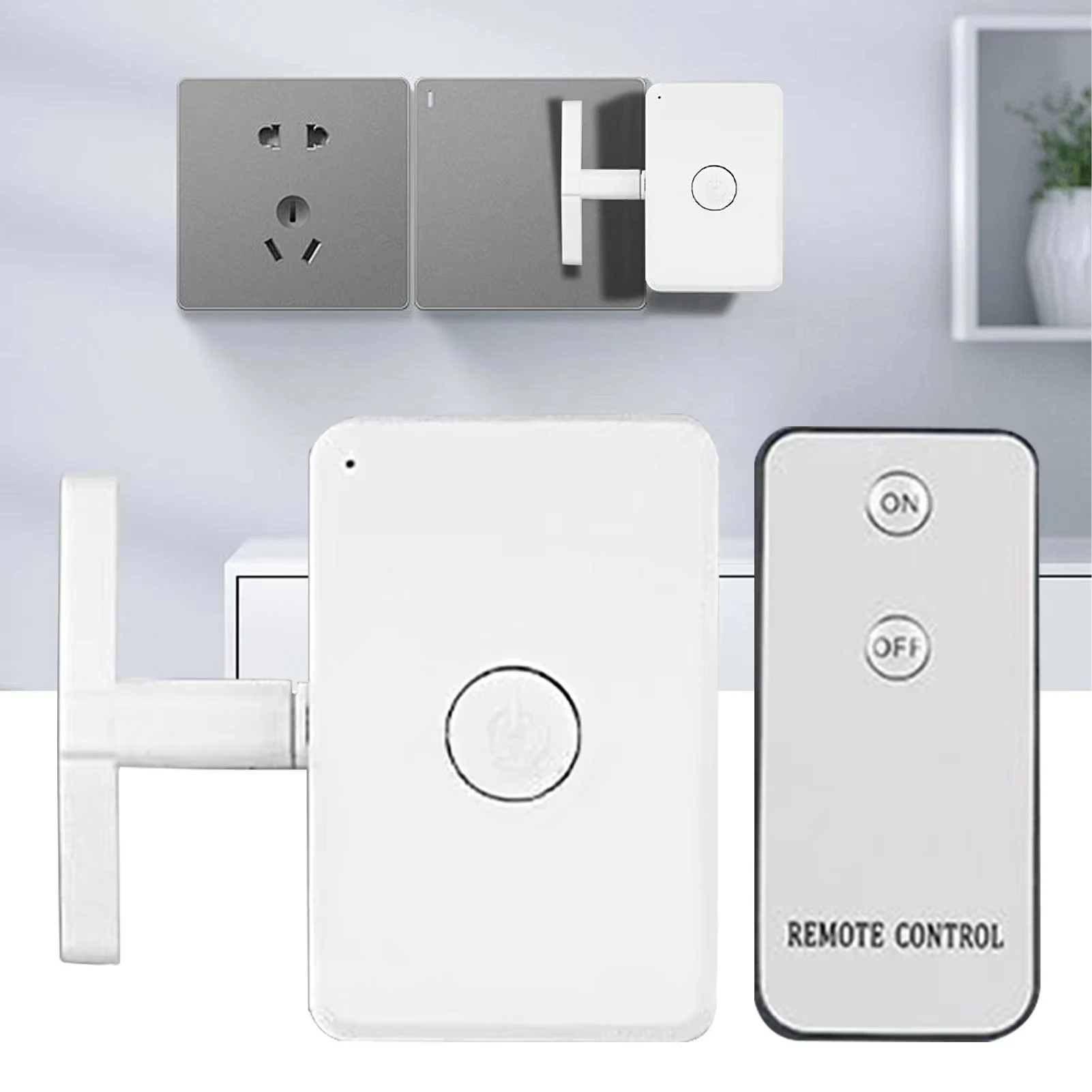 Wireless Control Light Switch Off Tool Automatic Button Pusher Intelligent USB Rechargeable Lazy Remote Control Switch
