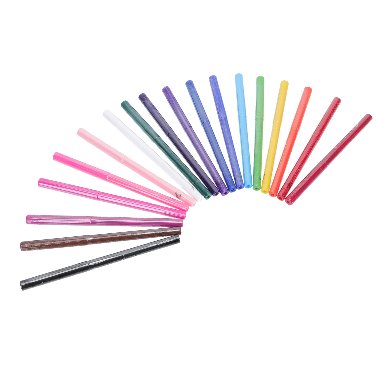 18Pcs Colorful Eyeliner Pencil Set Eye Makeup Tools Charming Cosmetics Effect Portable Eyeliner Drawing Pencils Kit for Female