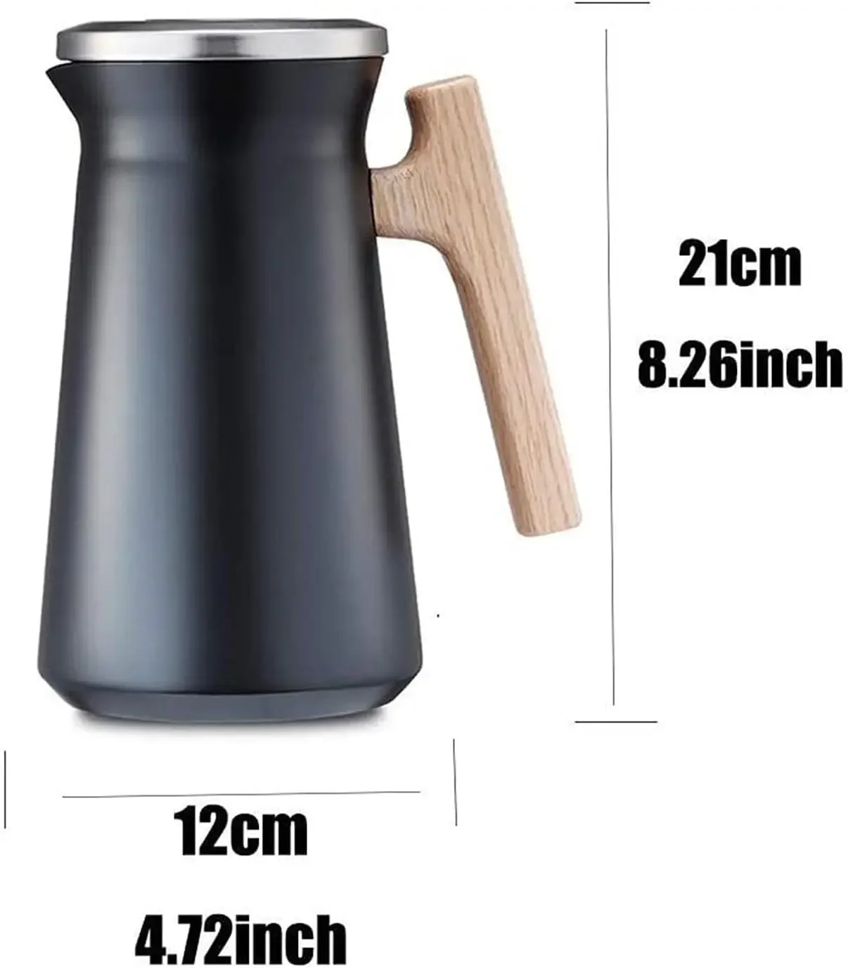 Water Cups Coffee Pots Coffee Kettle Insulated Bottle Double Walled Vacuum Insulated Coffee Pots, Hot and Cold Beverage Bottle (