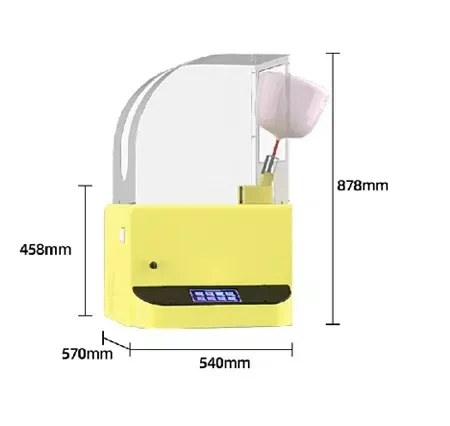 Convenient and lightweight mini marshmallow vending machine puts sweetness within reach