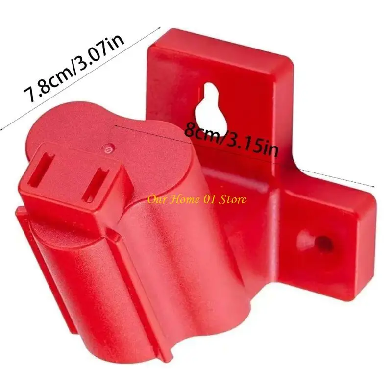 M4YC 4/8Pcs Wall Mount Angled Power Tool Holder Rack for Easy Access In Workshops