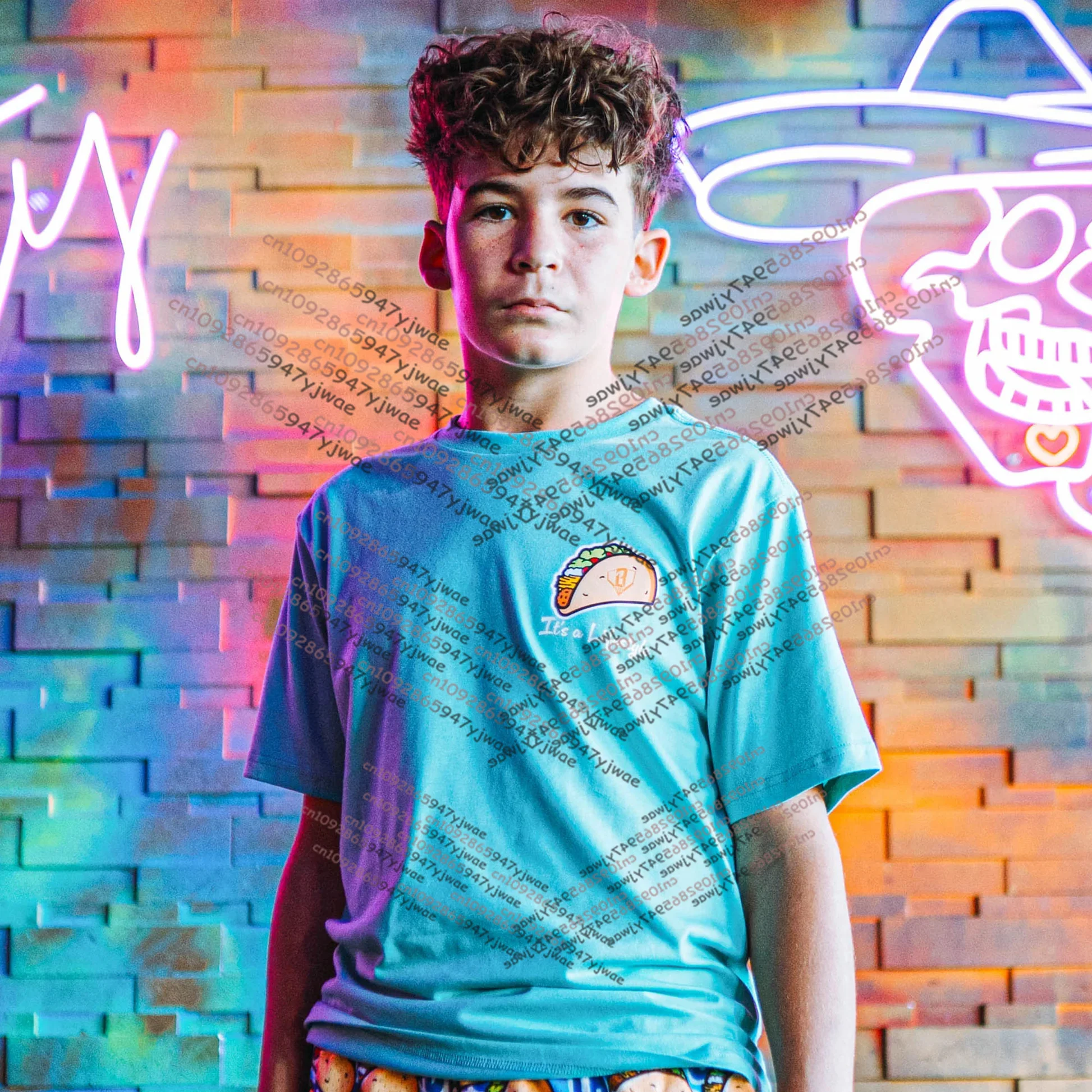 26 Newest Summer/Autumn Hot Boys BASEBALL LIFESTVLE 101 Tee Taco Tuesday Cotton Kids T-shirts Fashion Breathable Causal Men Tops