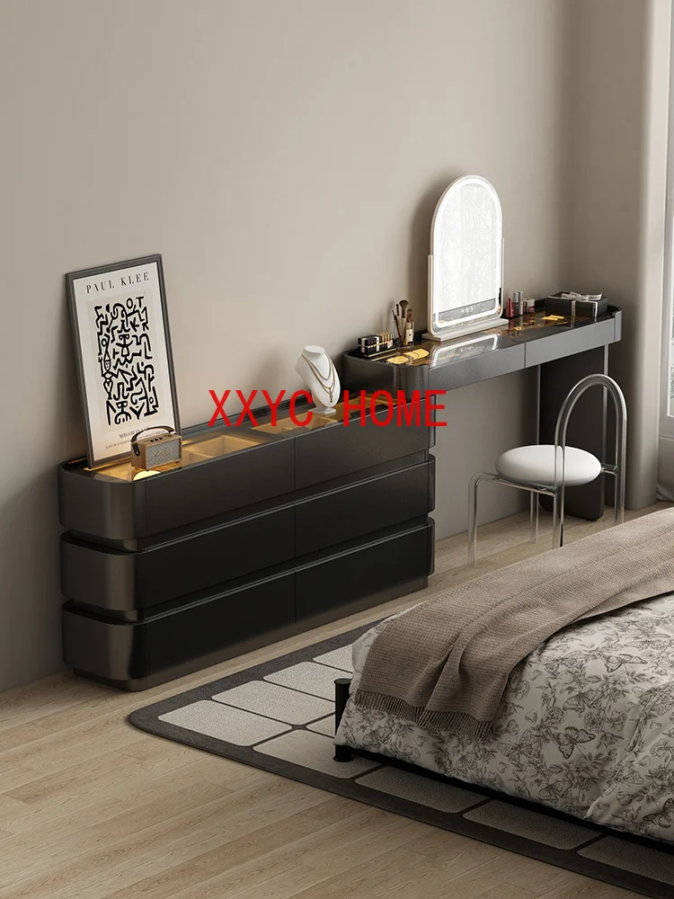 Black Jewelry Home Floor Bedroom Bed Front Cabinet Sub-Wall Ultra-Thin 30cm