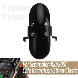 Front Fender Mudguard For Ducati Scrambler 800 400 Cafe Racer Classic Icon Motorbike Protector Mud Splash Cover Guard Protector