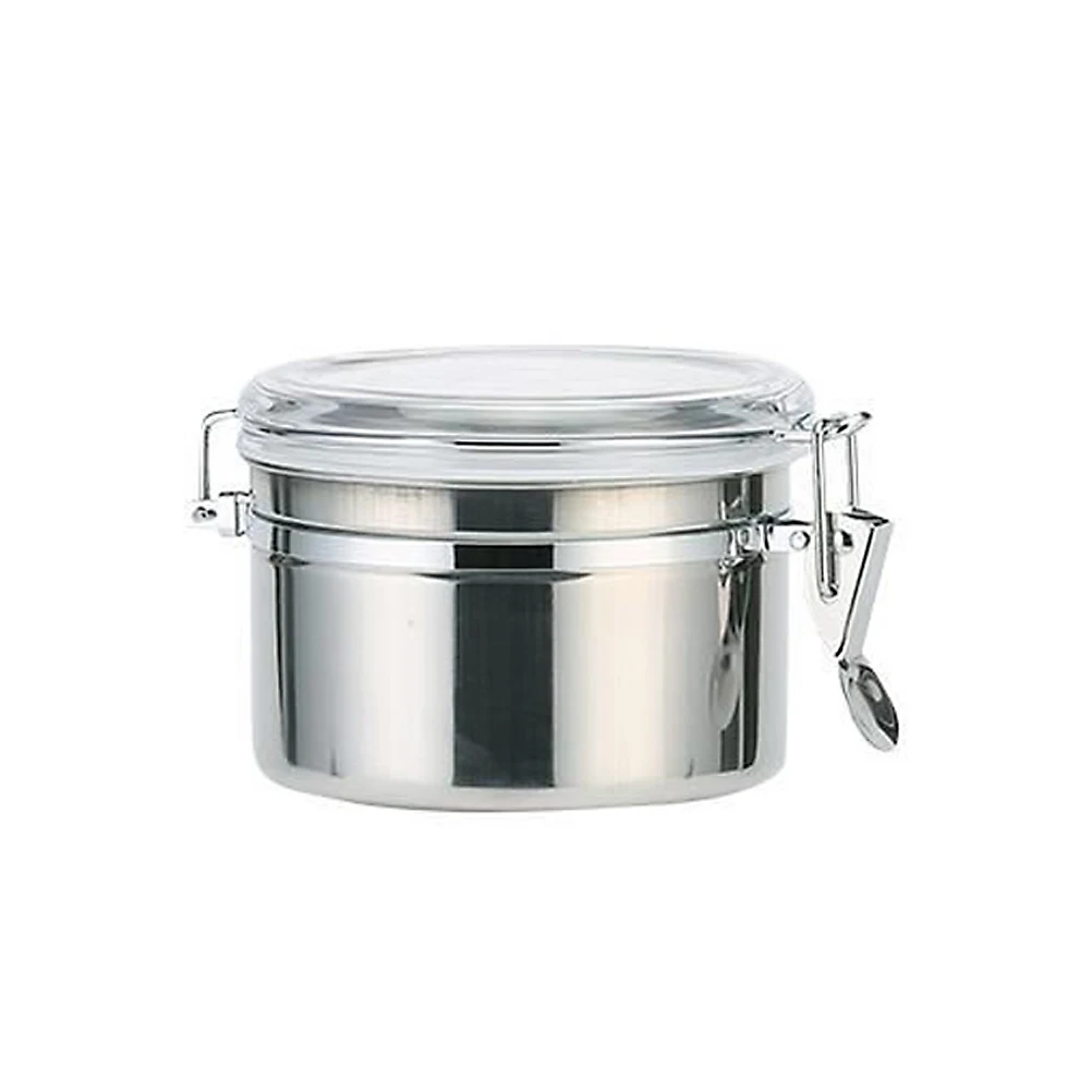 

Stainless -keeping Can Coffee Beans Airtight Food Storage Containers Large Silver