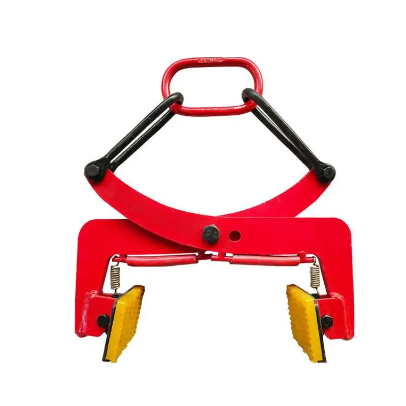 Vertical Lifting Clamp Slate Marble Stone Glass Industrial Grade Chain Type Steel Plate Clamp 350KG