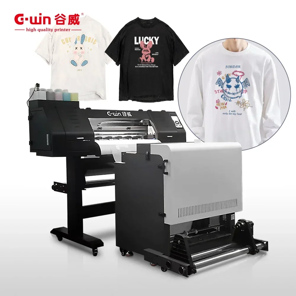 High Speed Low Cost 24inch 60cm A2 DTF Printer T-shirt Printing Machine Use New Type XC90 Printhead