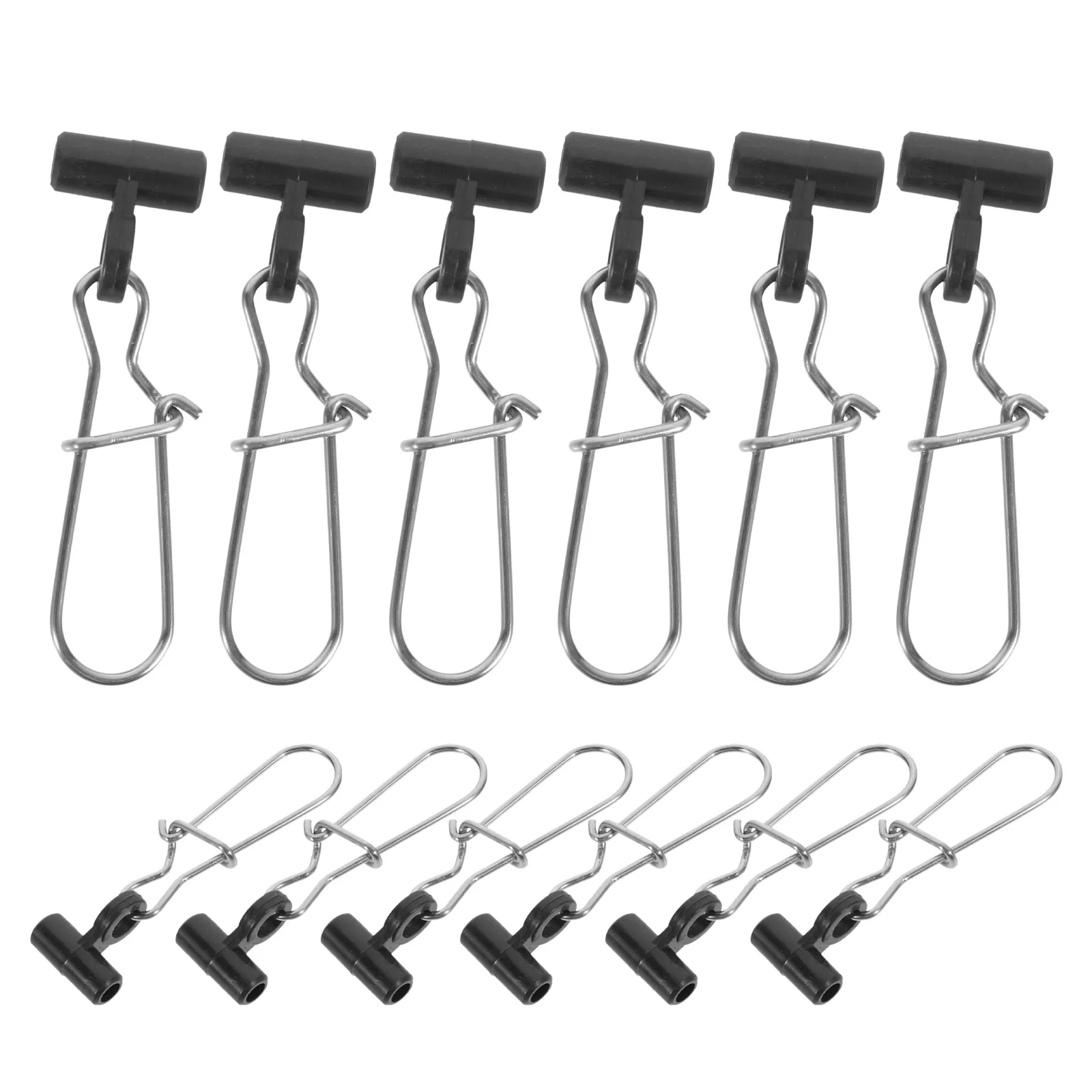 

30Pcs Fishing Connector Clips Professional Snap Fasteners Rust Resistant High Strength for Outdoor Use Compact Portable Design