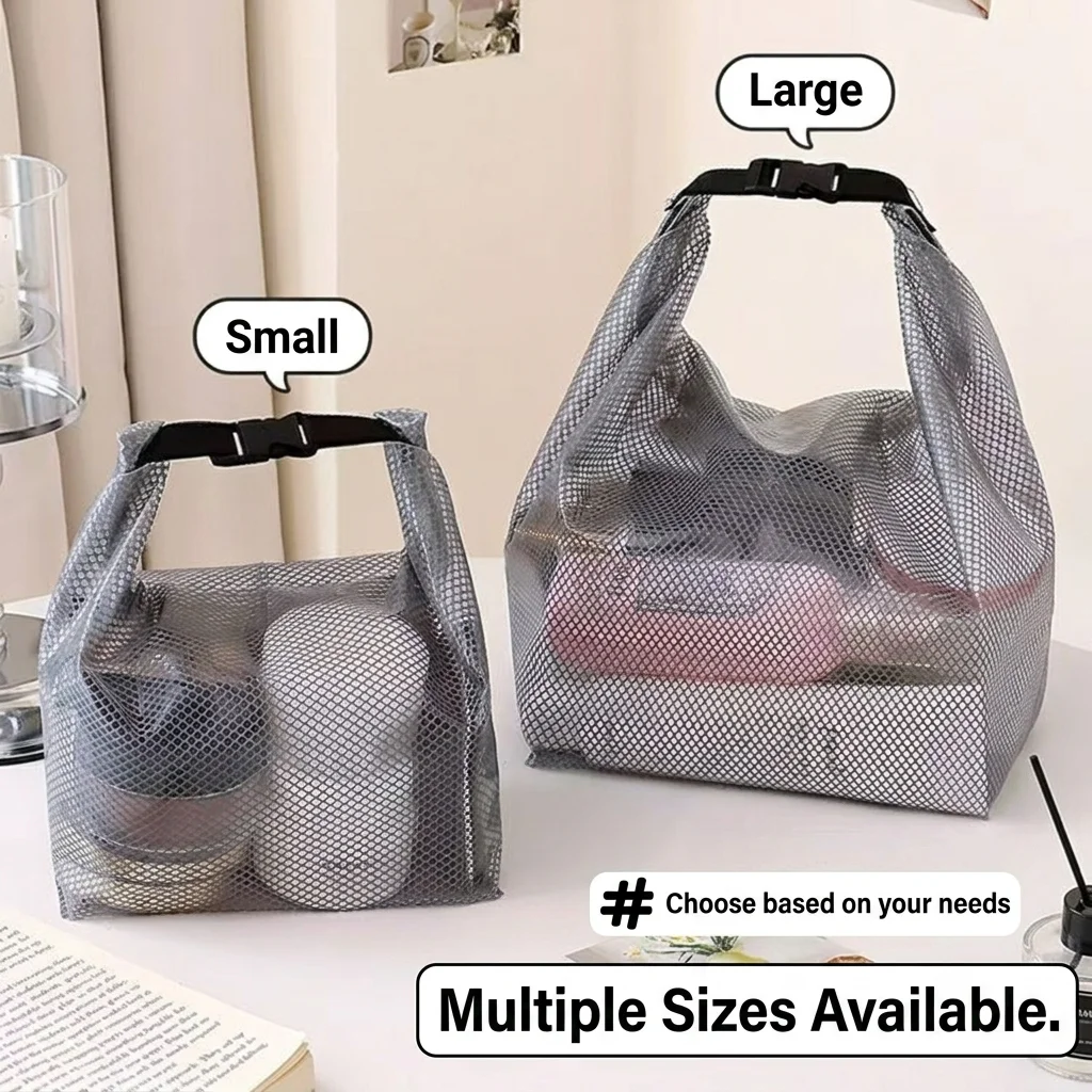Clothes Storage Bag Waterproof Pool Translucent Portable Waterproof Sealed Storage Bag Large Opening Design for Men and Women