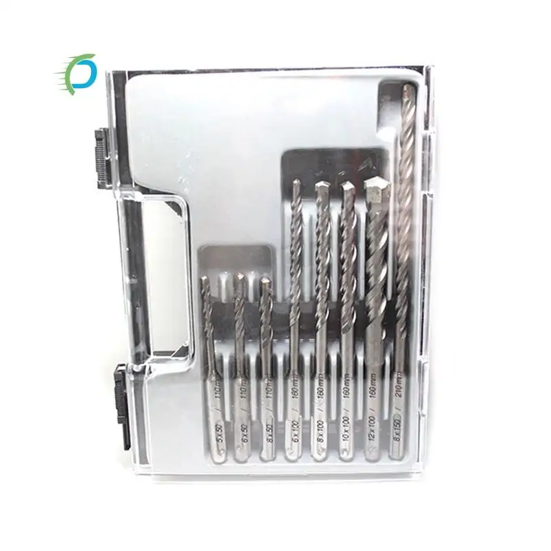 a20q-8-piece-set-of-masonry-drill-bit-impact-drill-bit-combination-two-pits-and-two-grooves-alloy-concrete-wall-opening