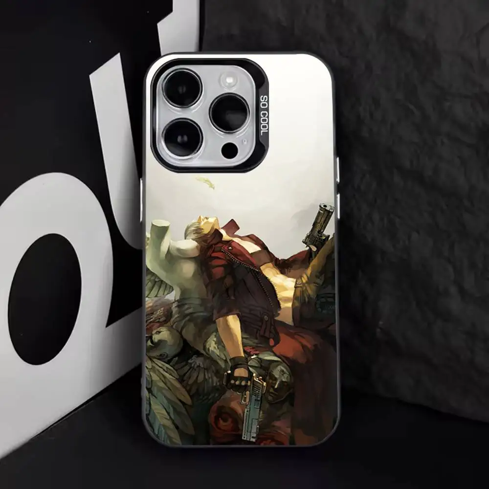 حافظة هاتف ألعاب D-Dante D-DMC2 لهواتف iPhone 17,16,15,14,13,12,11,Pro,Max,Plus,E,Air,Mini Black Tpu