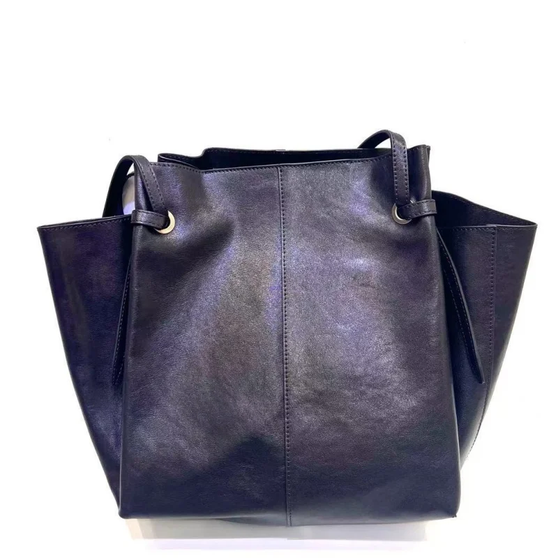 

Женская большая сумка-тоут из натуральной кожи класса люкс с внутренней сумкой-вкладышем, дизайнерская сумка через плечо, высококачественная женская сумка на плечо 2026