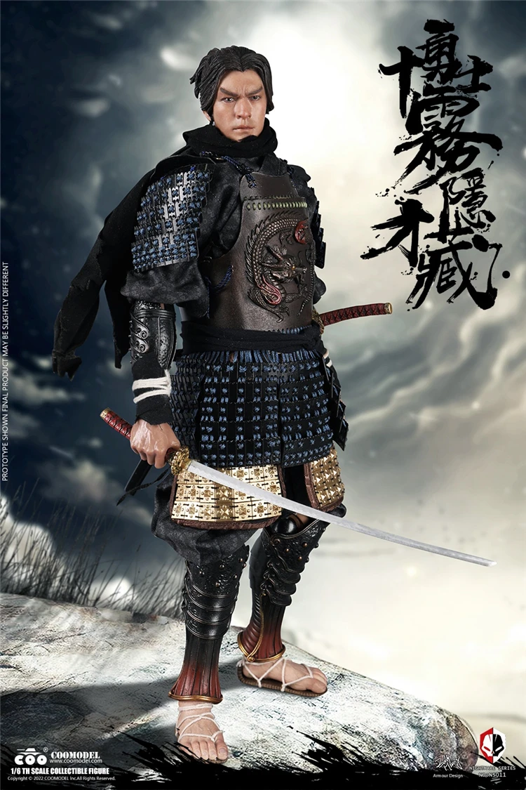 COOMODEL NS011 1/6 Male Soldier Japanese Samurai Full Set 12'' Action Figure Model In Stock For Fans Collection