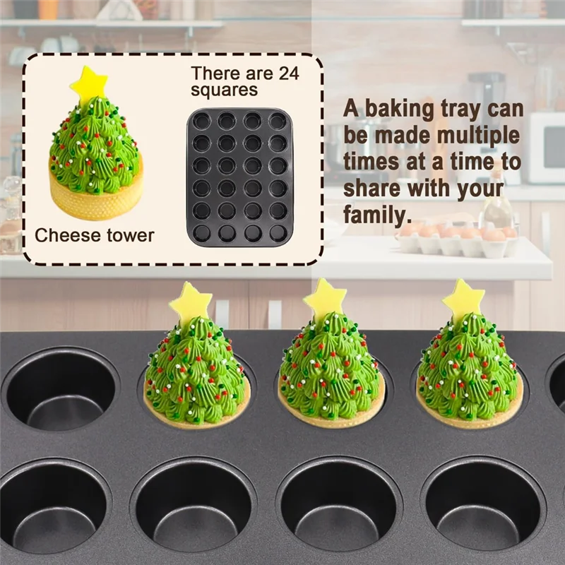 ABXF-2 Pack أدوات خبز صغيرة غير لاصقة، قالب بودنغ صغير، أدوات خبز ممتازة غير لاصقة