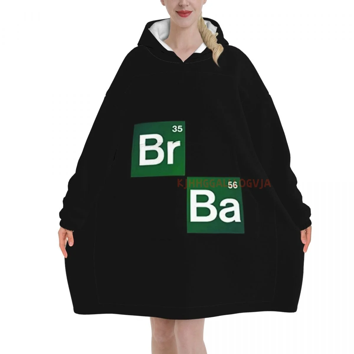 Breaking Bad Wearable Flannel Blanket Hoodie Oversized Hooded Blanket Pullover Sweatshirt Fleece Sherpa Blankets with Pockets