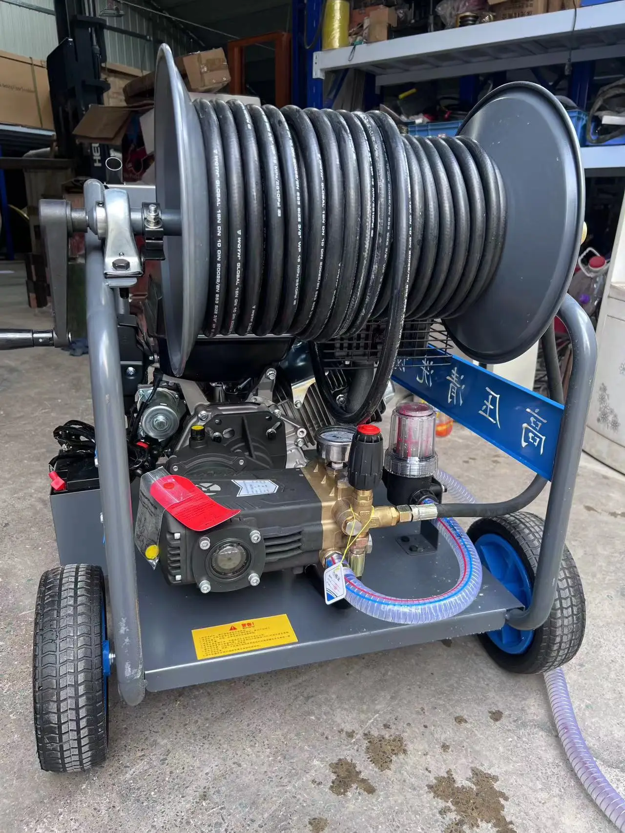Drain Cleaning Machine Sewer Jette Engine High Pressure Water Blaster Pipe Drain Cleaner