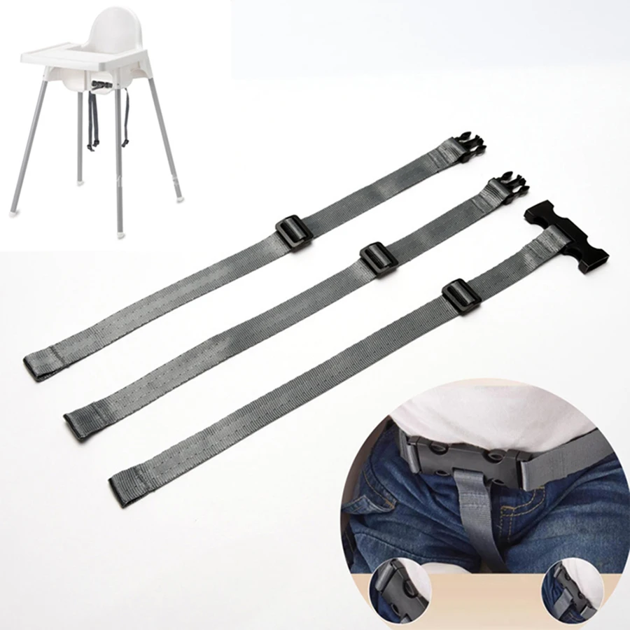 3 Point Safety Harness for High Chair Baby Safety Belt Kids Seat Adjustable Harness Strap