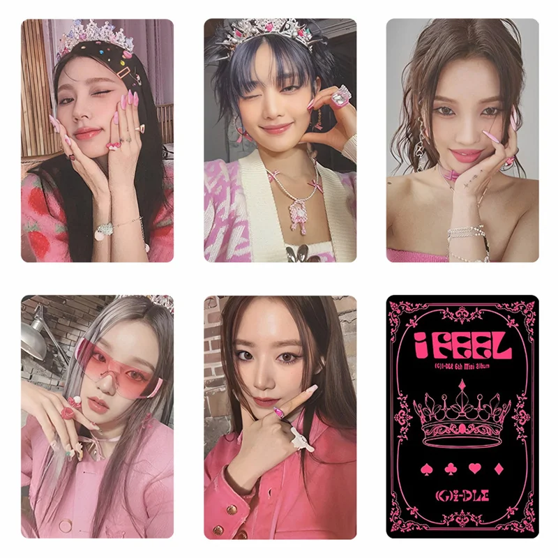 KPOP (G)I-DLE I Feel YUQ1 Merch Photocard Gidle Album Lomo Crads Photobook Fan Collection Card Poster Postcard Photos Gift