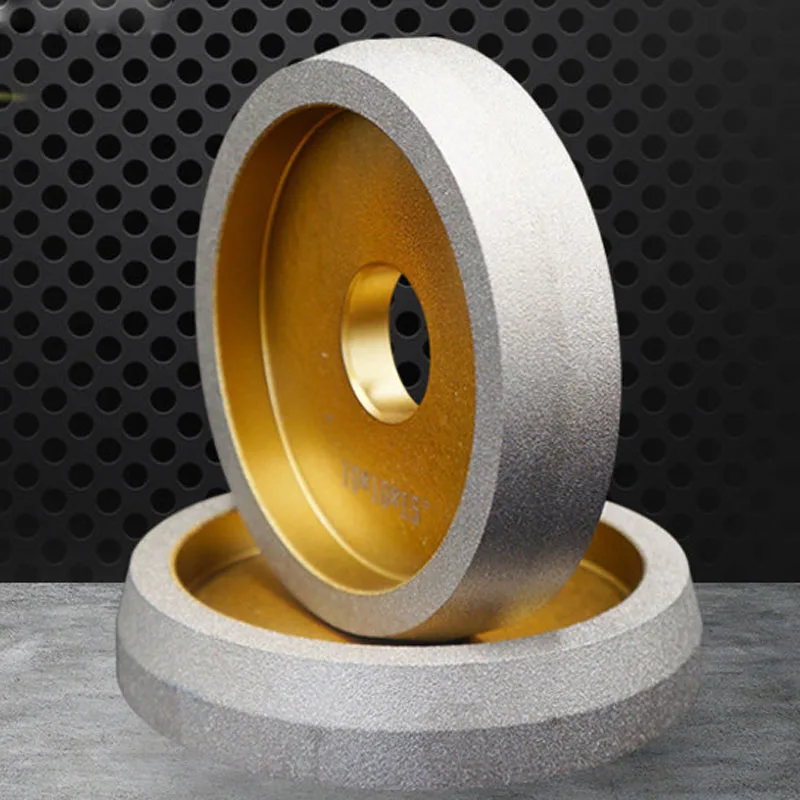 

100mm Brazing Punch Machine Grinding Wheel Diamond Abrasive Alloy 25.4 Hole for Metalworking
