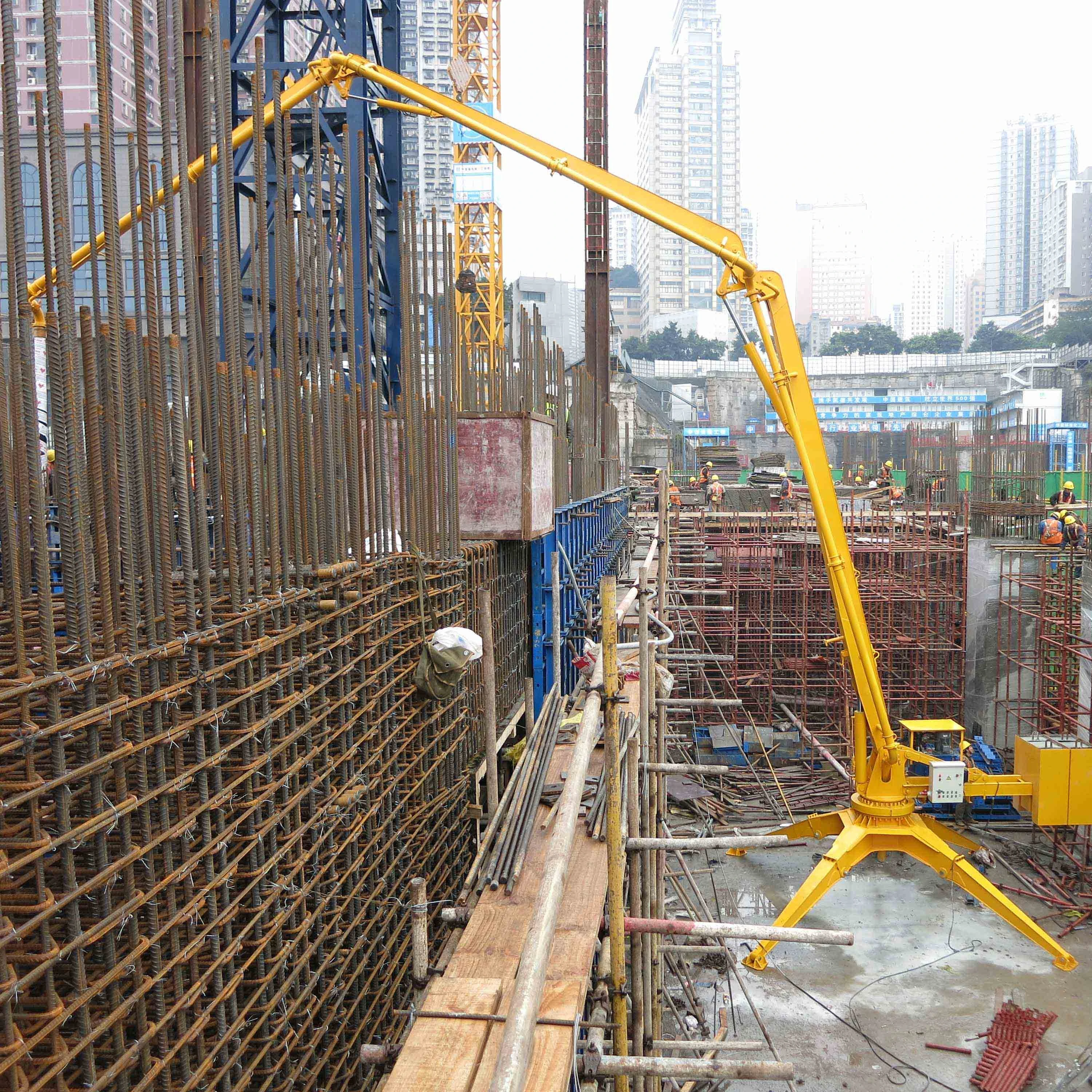 Hydraulic Concrete Distributor Spider Placing Boom Concrete Machinery Concrete Placer
