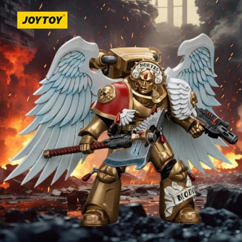 JOYTOY Warhammer 40K Blood Angels Sanguinary Guard с топором Encarmine и пистолетом Inferno, экшн-фигурки, коллекция кукол, игрушки