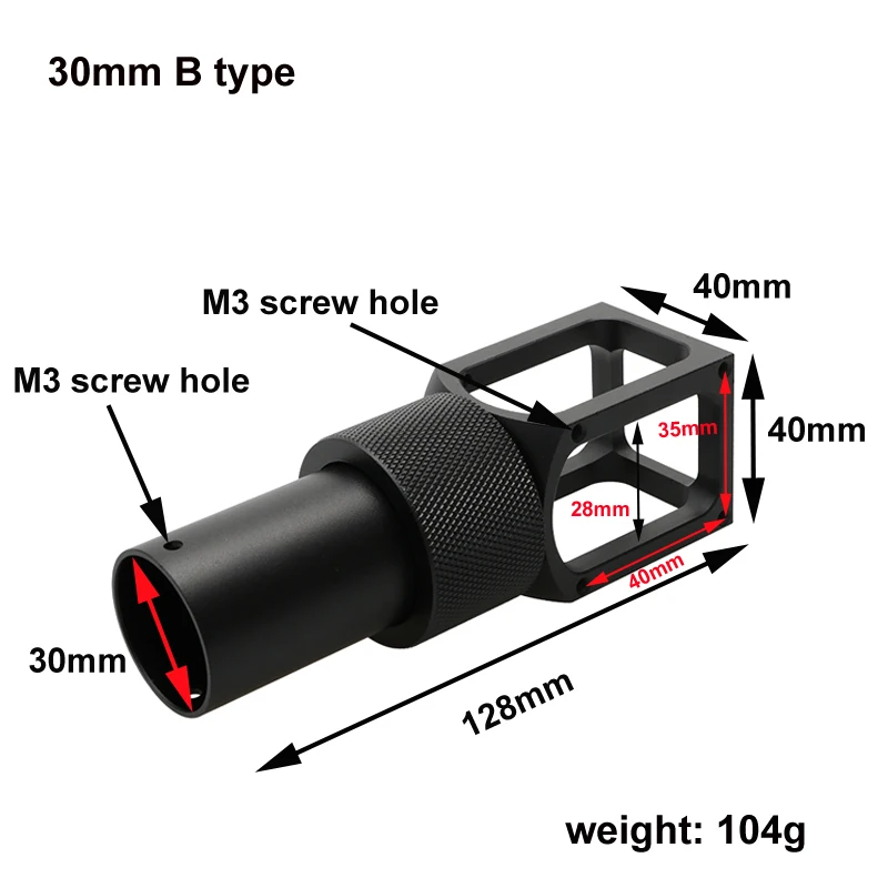 1PCS 25mm/30mm/40mm Aluminum Folding Arm Carbon Tube Clip Pipe Clamp Fixture Joint Connector for Plant Agriculture UAV Drone