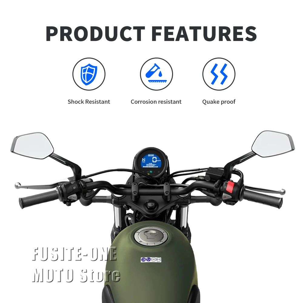 For Honda CL500 CL250 CL300 CL 250 300 500 2023 2024 Adventure Motorcycle Accessories Side Rear View Mirror