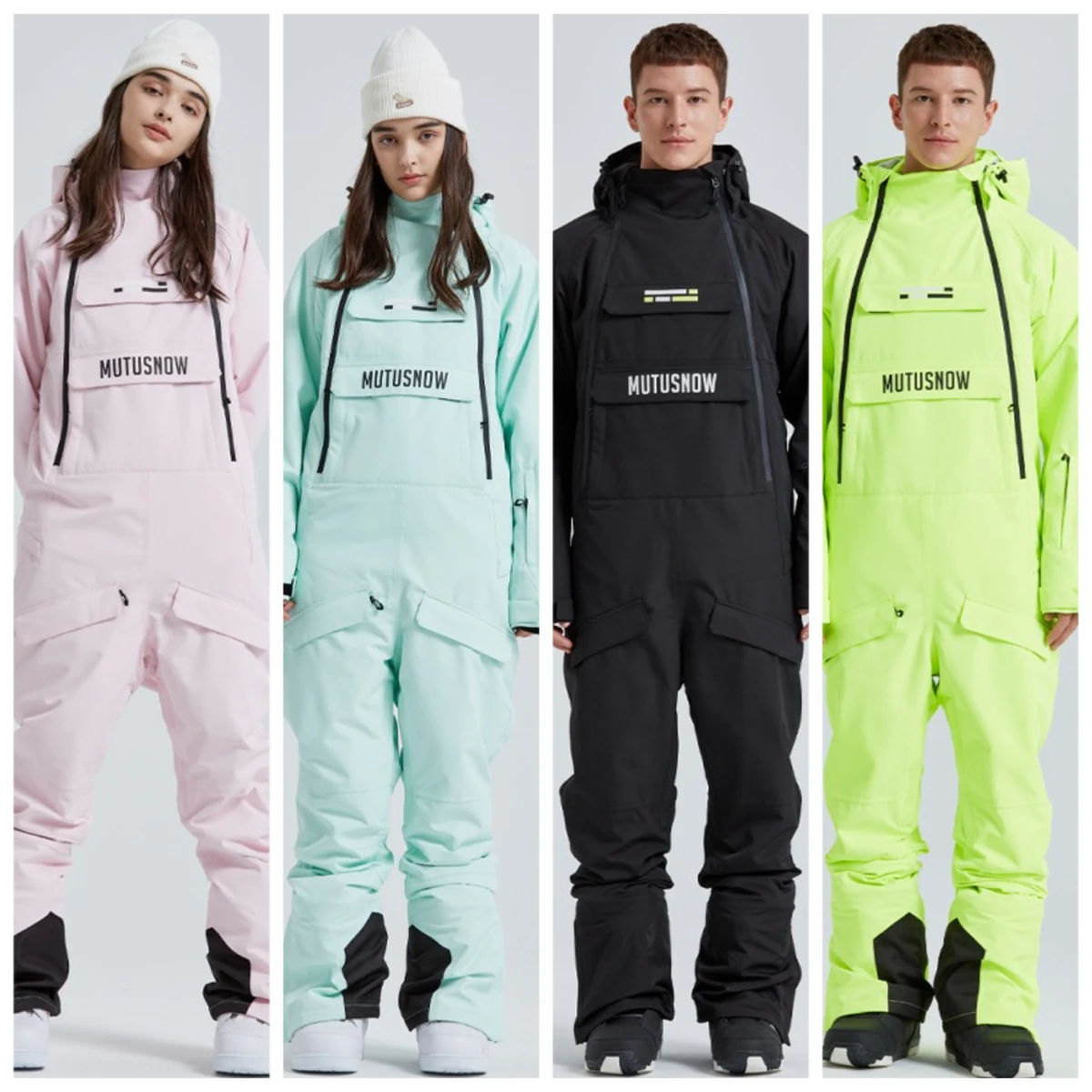 

New Ski Suit Women's Suit One-piece Ski Suit Windproof, Waterproof and Warm Snowboard and Snowboard Ski Pants Men's