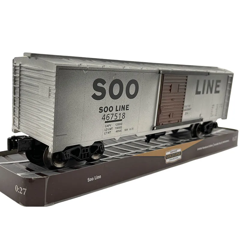 1:48 SOO LINE American Steam Train Model O Scale Compartment Alloy Simulation Ornaments Limited Edition