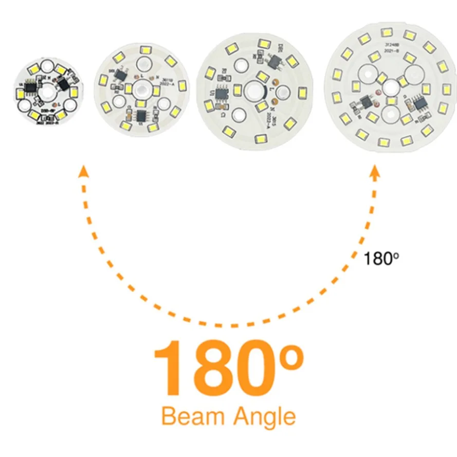 LED COB Chip 5W 7W 9W 12W 15W 18W SMD 2835 perline luminose AC 220V-240V fai da te per faretto da incasso a Led bianco freddo/caldo