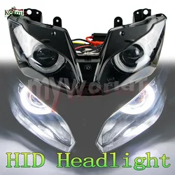 Fit For Kawasaki Ninja 300/250 2013 - 2018 EX300 Motorcycle Headlamp Angel Eyes HID Headlight NINJA300 2014 2015 2016 2017
