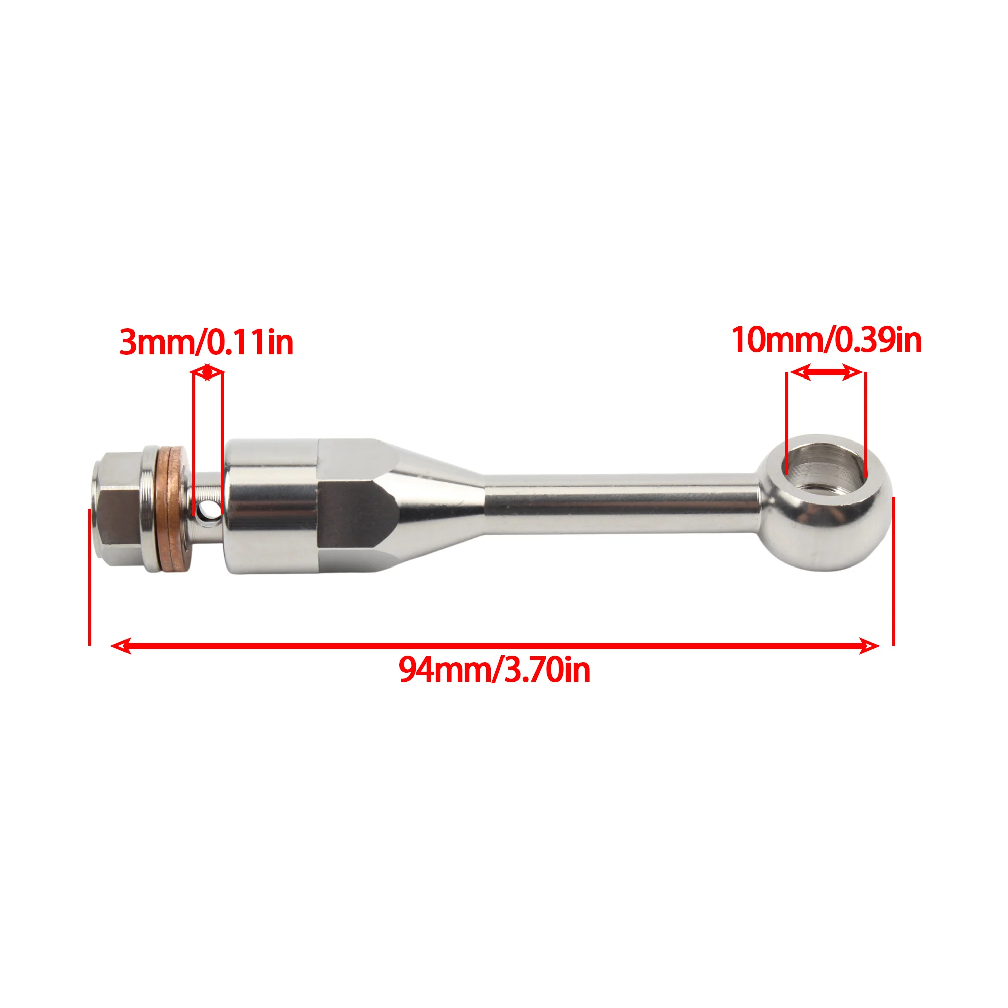 Motorcycle Brake Hose Extension Adapter M10 CNC Stainless Steel For RCS Brake System Motorbike Modification Universal Accessorie