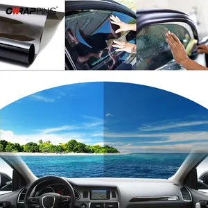 Sunny Summer Summer Window Film UV UV Matiz Car Film Privacy Film 50 cm x 300 cm Sybrues Film 8 Hauptverkaufslösungsmittelkinne - №3